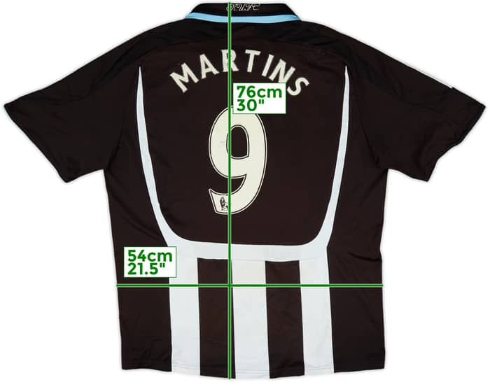 2007-09 Newcastle Home Shirt Martins #9 - 5/10 - (L)