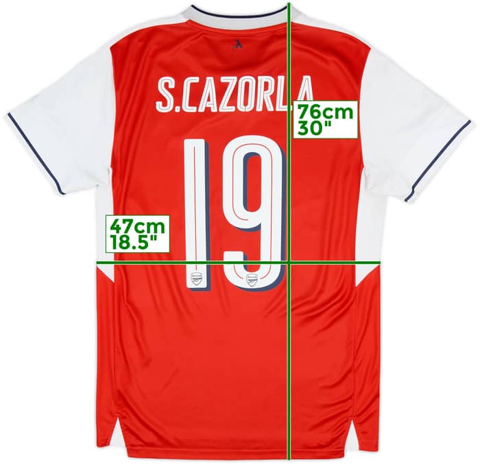 2016-17 Arsenal Home Shirt S.Cazorla #19 - 6/10 - (M)