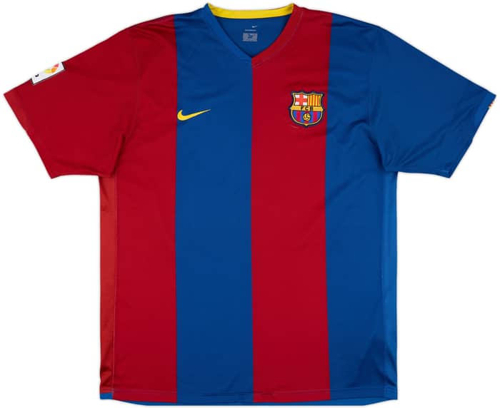 2006-07 Barcelona Home Shirt Ronaldinho #10 - 8/10 - (XL)
