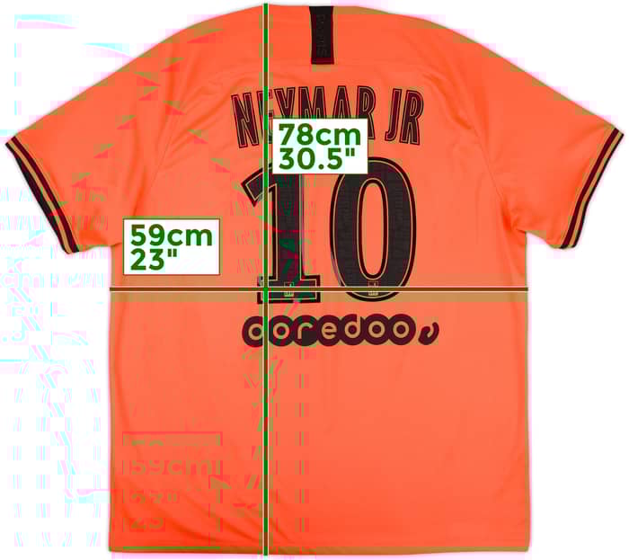 2019-20 Paris Saint-Germain Away Shirt Neymar Jr #10 - 10/10 - (XL)