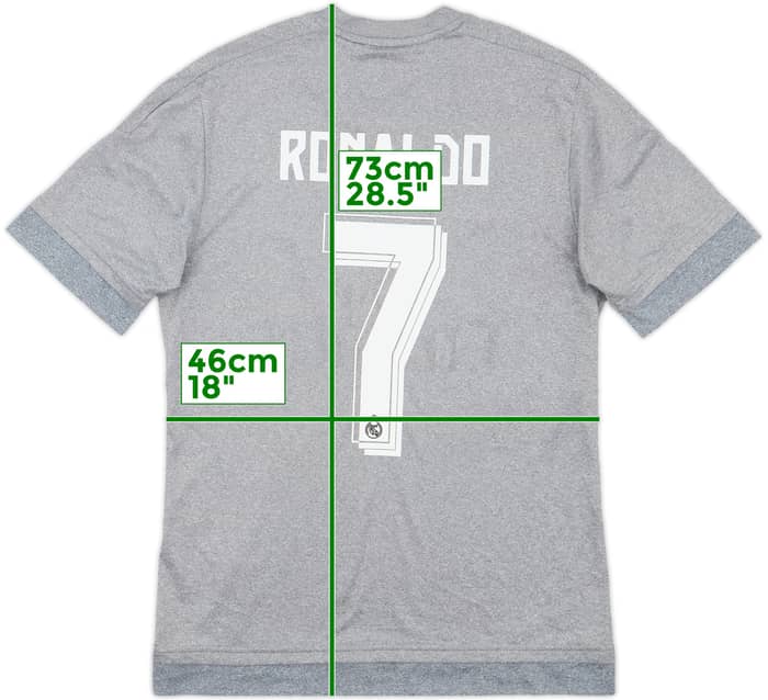 2015-16 Real Madrid Away Shirt Ronaldo #7 - 5/10 - (M)