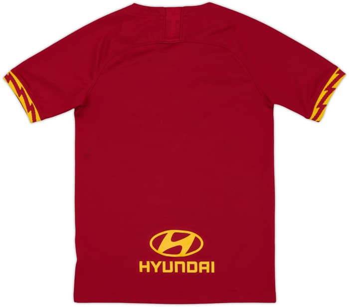 2019-20 Roma Home Shirt - 10/10 - (M.Boys)