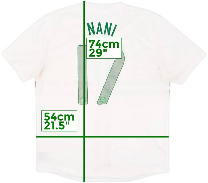 2012-13 Portugal Away Shirt Nani #17 - 6/10 - (L)