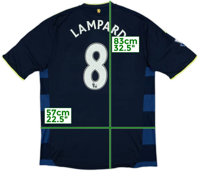 2009-10 Chelsea Away Shirt Lampard #8 - 5/10 - (L)