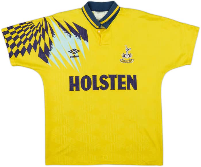 1991-95 Tottenham Away Shirt Klinsmann #18 - 7/10 - (M)