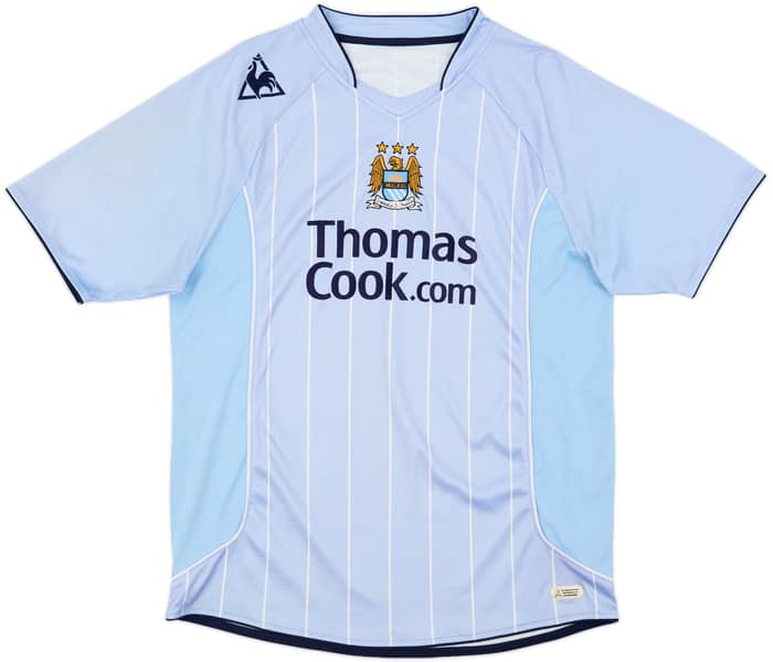 2007-08 Manchester City Home Shirt Elano #11 - 6/10 - (L)
