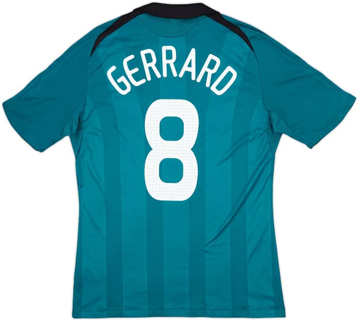 2008-09 Liverpool Third Shirt Gerrard #8 - 8/10 - (M)