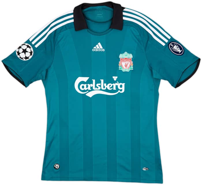 2008-09 Liverpool Third Shirt Gerrard #8 - 8/10 - (M)