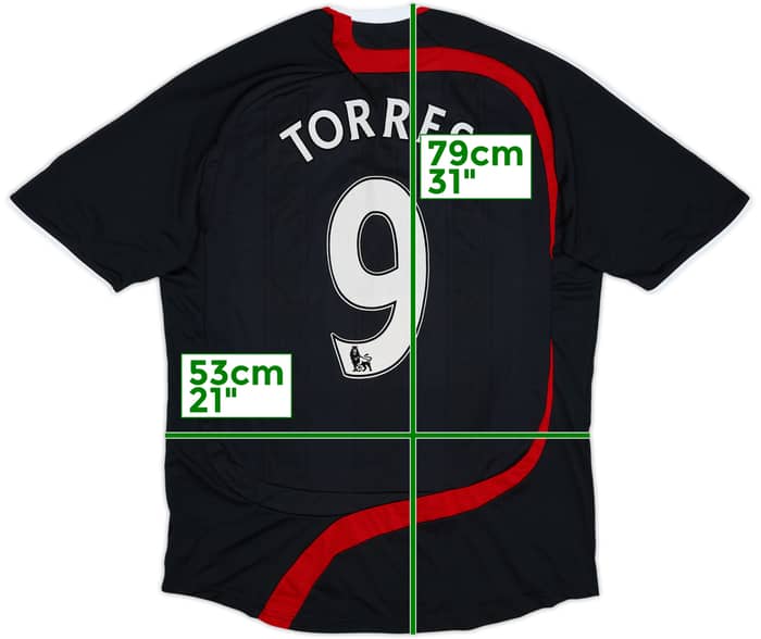 2007-08 Liverpool Third Shirt Torres #9 - 8/10 - (L)