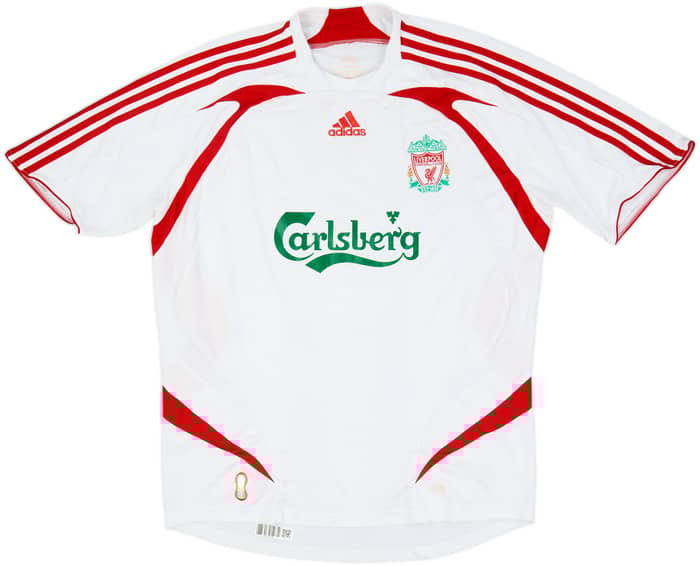 2007-08 Liverpool Away Shirt Agger #5 - 7/10 - (L)