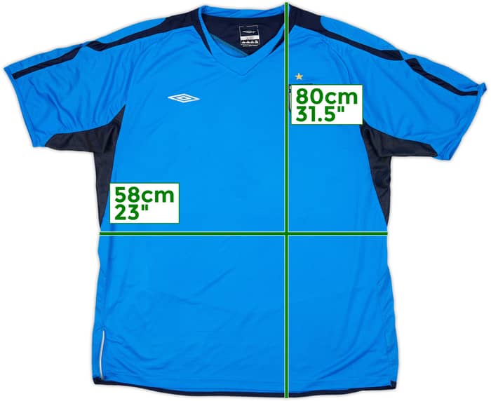 2006-07 England Umbro Training Shirt - 8/10 - (XL)