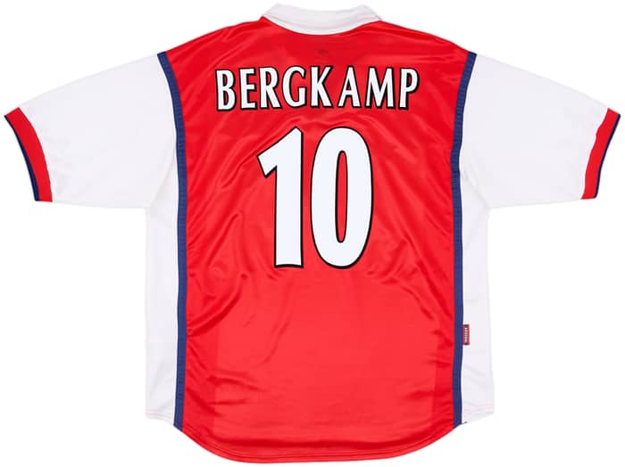 1998-99 Arsenal Home Shirt Bergkamp #10 - 7/10 - (XL)