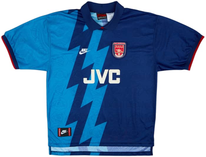 1995-96 Arsenal Away Shirt Wright #8 - 8/10 - (XL)