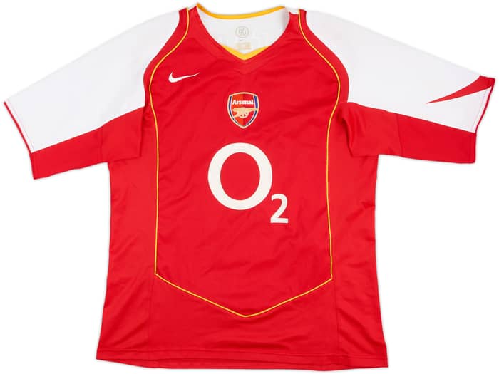 2004-05 Arsenal Home Shirt Viera #4 - 6/10 - (L)