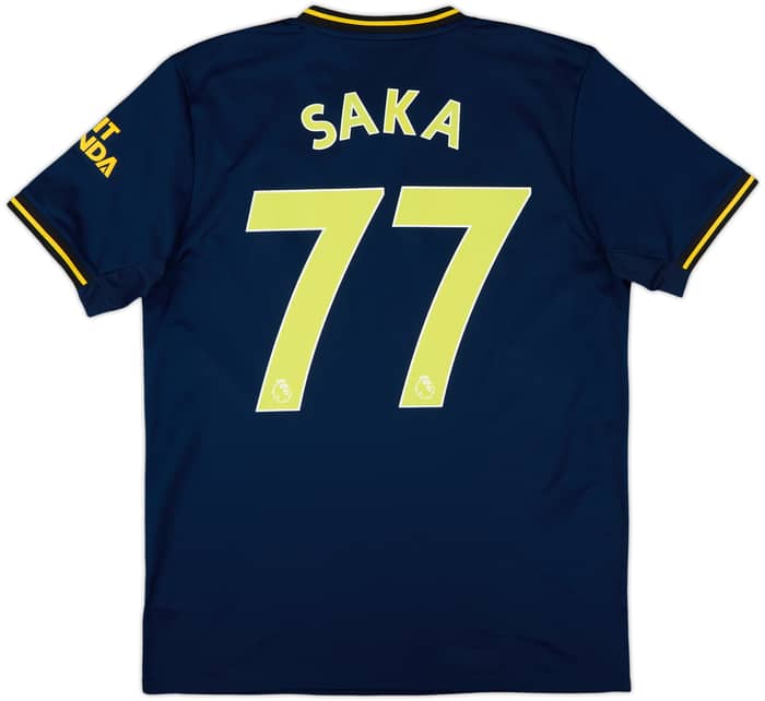2019-20 Arsenal Third Shirt Saka #77 - 9/10 - (M)