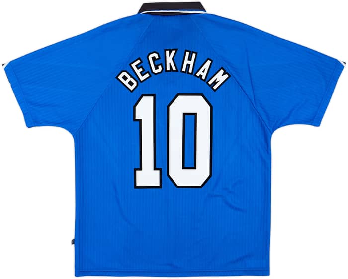 1996-98 Manchester United Third Shirt Beckham #10 - 9/10 - (L)