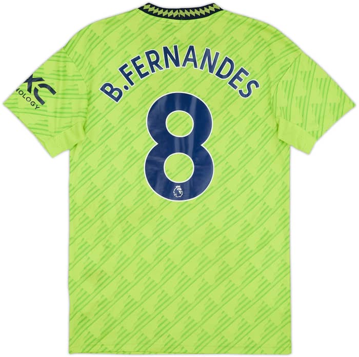 2022-23 Manchester United Third Shirt B.Fernandes #8 - 9/10 - (S)
