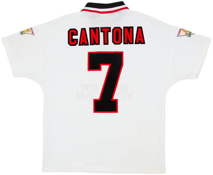 1996-97 Manchester United Away Shirt Cantona #7 - 6/10 - (M)