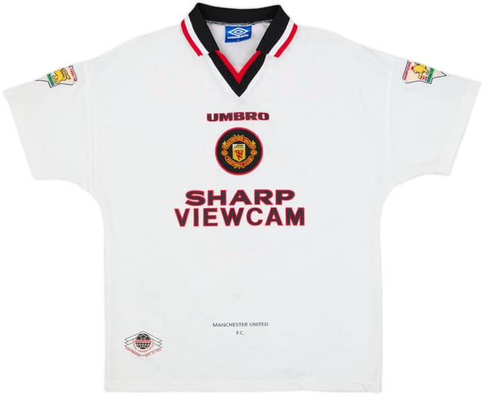 1996-97 Manchester United Away Shirt Cantona #7 - 6/10 - (M)