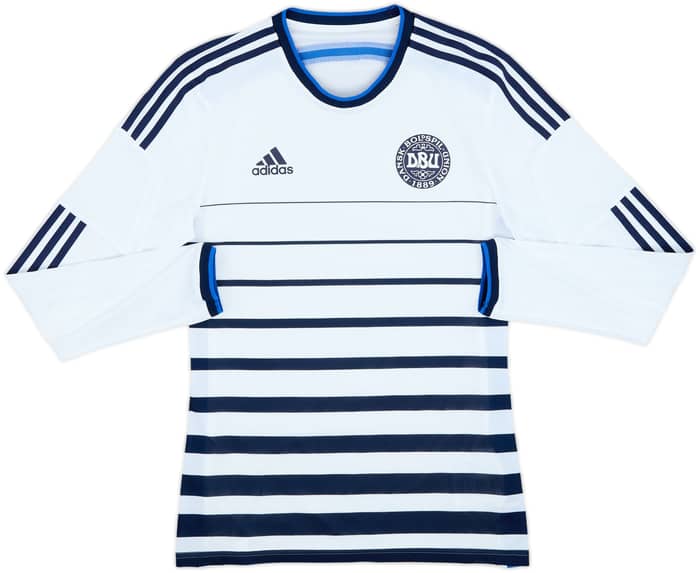 2014-15 Denmark Player Issue Away L/S Shirt - 8/10 - (M)