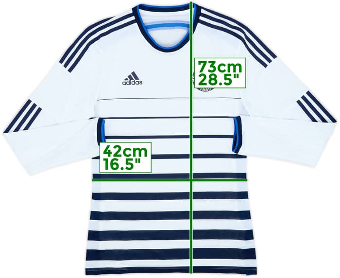 2014-15 Denmark Player Issue Away L/S Shirt - 8/10 - (M)