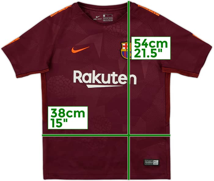 2017-18 Barcelona Third Shirt - 10/10 - (S.Boys)