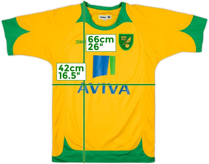 2008-10 Norwich Home Shirt - 7/10 - (L.Boys)