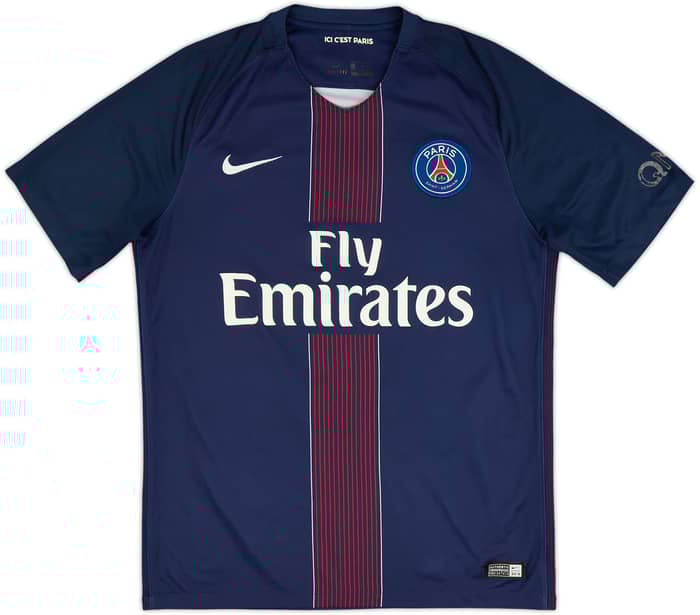 2016-17 Paris Saint-Germain Home Shirt Cavani #9 - 5/10 - (M)