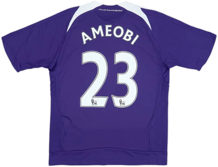 2008-09 Newcastle Away Shirt Ameobi #23 - 8/10 - (XL.Boys)