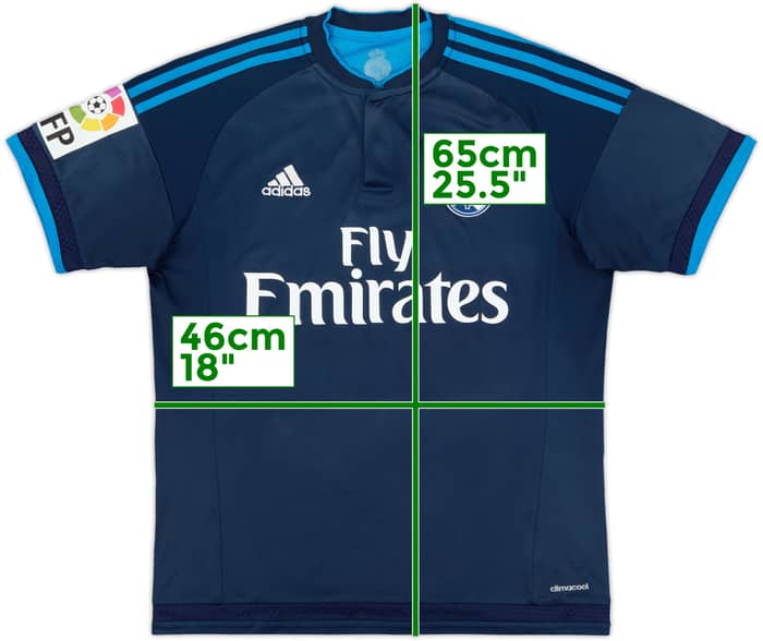 2015-16 Real Madrid Third Shirt - 5/10 - (S)