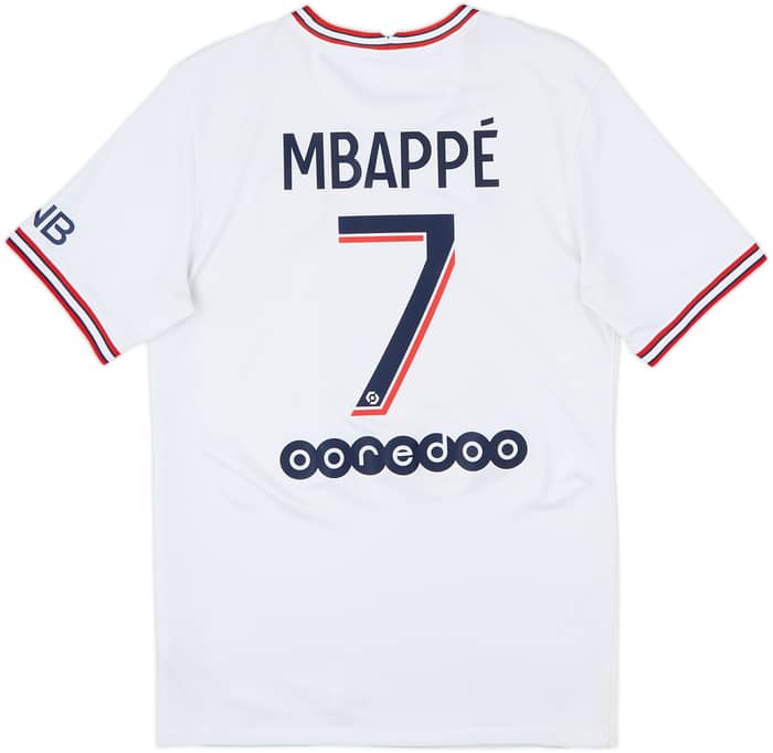 2021-22 Paris Saint-Germain Fourth Shirt Mbappe #7 - 6/10 - (S)