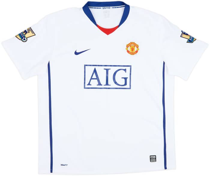 2008-10 Manchester United Away Shirt Nani #17 - 8/10 - (XL)