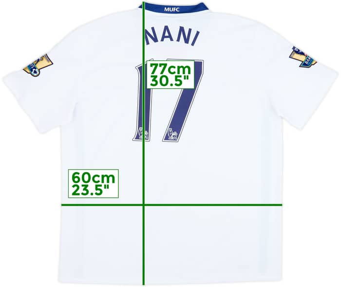 2008-10 Manchester United Away Shirt Nani #17 - 8/10 - (XL)