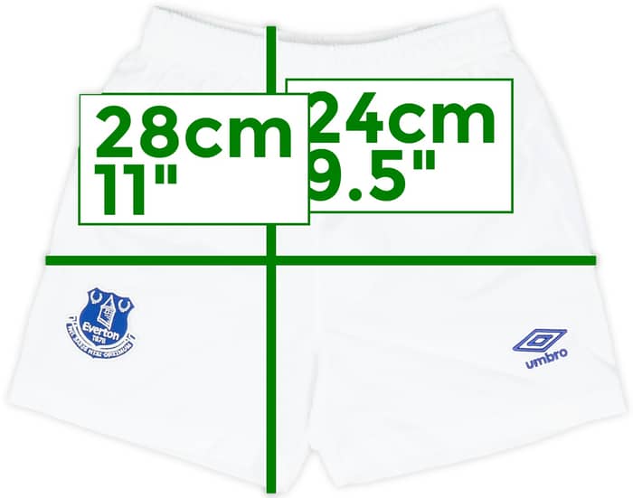2014-15 Everton Home Shorts - 7/10 - (2-3 Years)