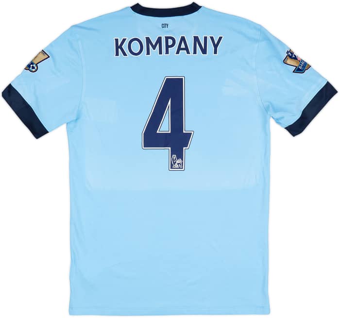 2014-15 Manchester City Home Shirt Kompany #4 - 7/10 - (M)