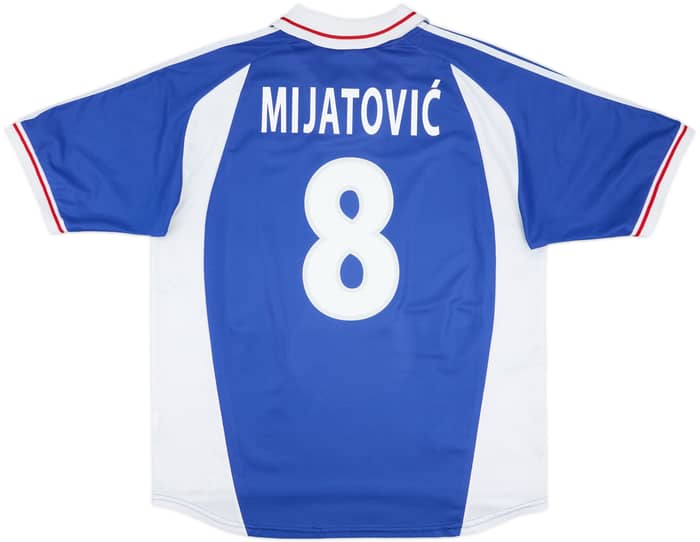 2000-01 Yugoslavia Home Shirt Mijatovic #8 - 10/10 - (XL)
