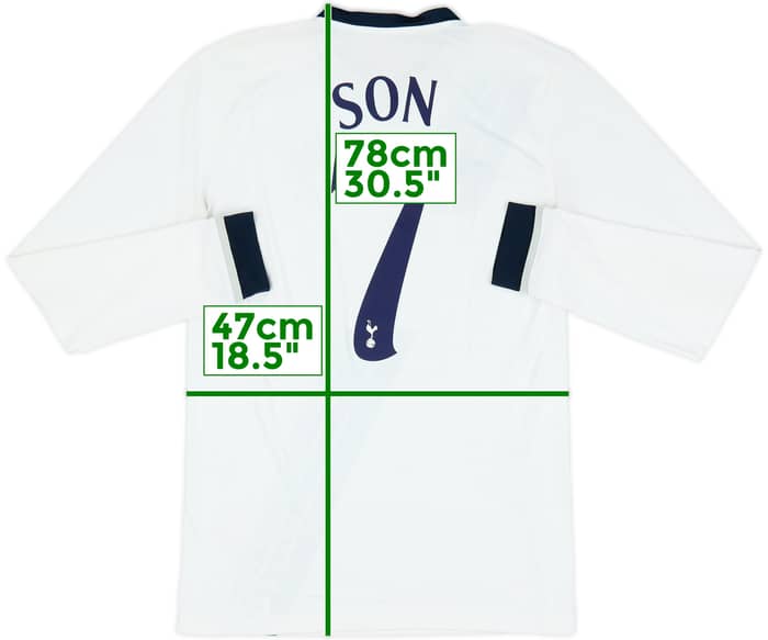 2015-16 Tottenham Home L/S Shirt Son #7 - 8/10 - (M)