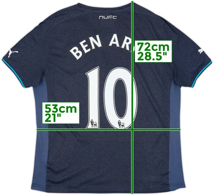 2013-14 Newcastle Away Shirt Ben Arfa #10 - 7/10 - (M)