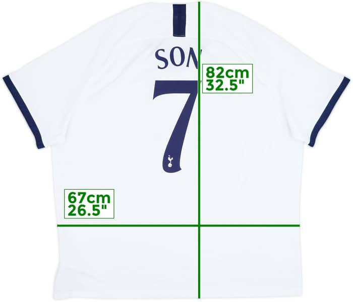 2019-20 Tottenham Home Shirt Son #7 - 8/10 - (3XL)