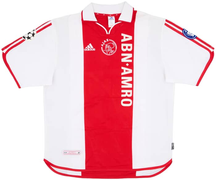 2000-01 Ajax Centenary Home Shirt Van Der Vaart #23 - 7/10 - (XXL)