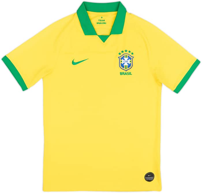 2019-20 Brazil Home Shirt - 7/10 - (M)