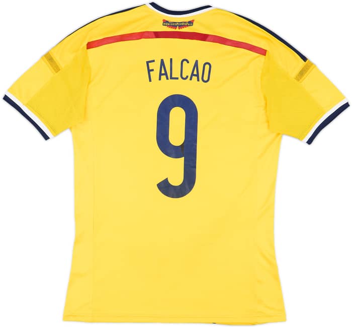 2014-15 Colombia Home Shirt Falcao #9 - 6/10 - (L)