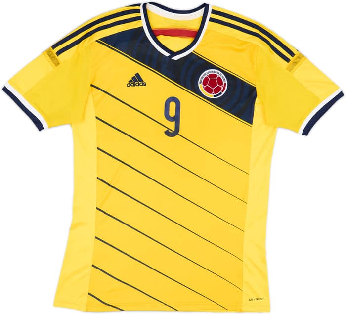 2014-15 Colombia Home Shirt Falcao #9 - 6/10 - (L)