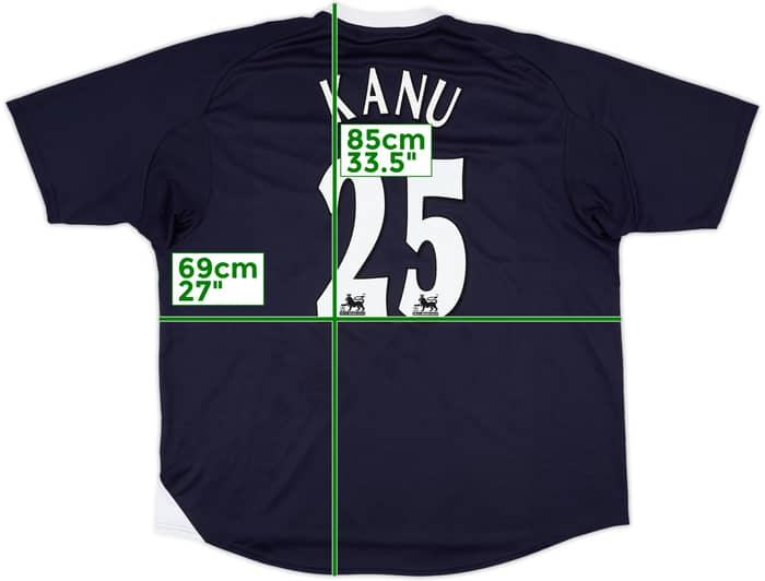 2005-06 West Brom Away Shirt Kanu #25 - 9/10 - (3XL)