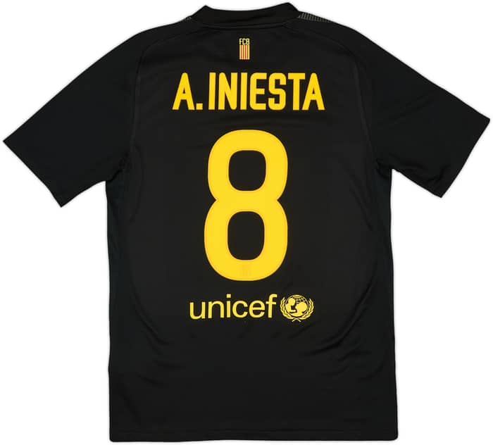 2011-12 Barcelona Away Shirt A.Iniesta #8 - 9/10 - (S)