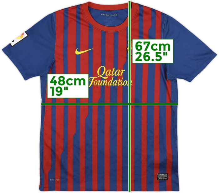 2011-12 Barcelona Home Shirt - 7/10 - (XL.Boys)