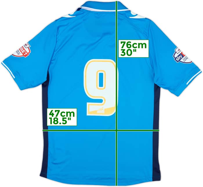 2012-13 Leeds Match Issue Away Shirt #9