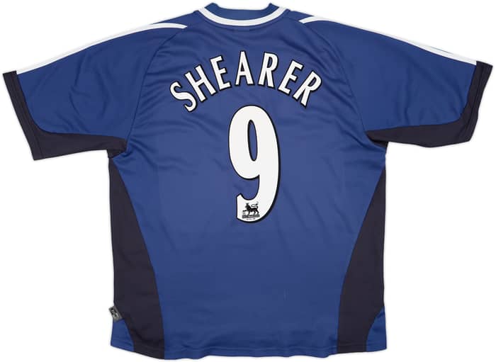 2001-02 Newcastle Away Shirt Shearer #9 - 8/10 - (L)
