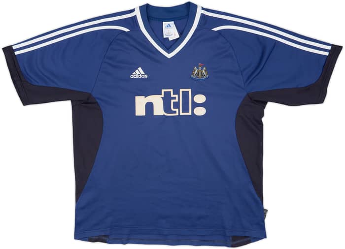 2001-02 Newcastle Away Shirt Shearer #9 - 8/10 - (L)