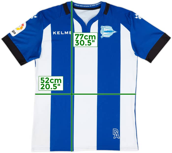 2017-18 Alaves Home Shirt - 6/10 - (L)